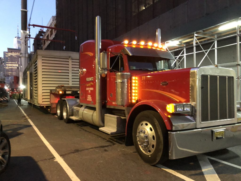Pedowitz Trucking & Rigging Capabilities New York Machinery Movers Generator 550 Washington