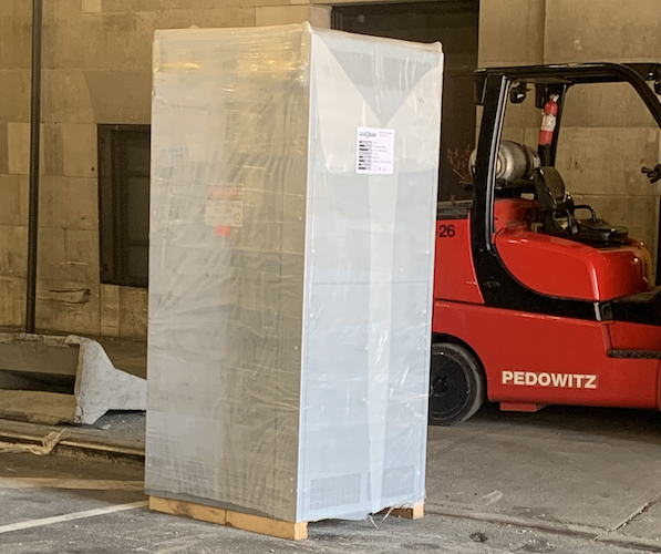 Pedowitz Machinery Movers NYC Trucking & Rigging Mechanical Equipment Brand New Forklift C