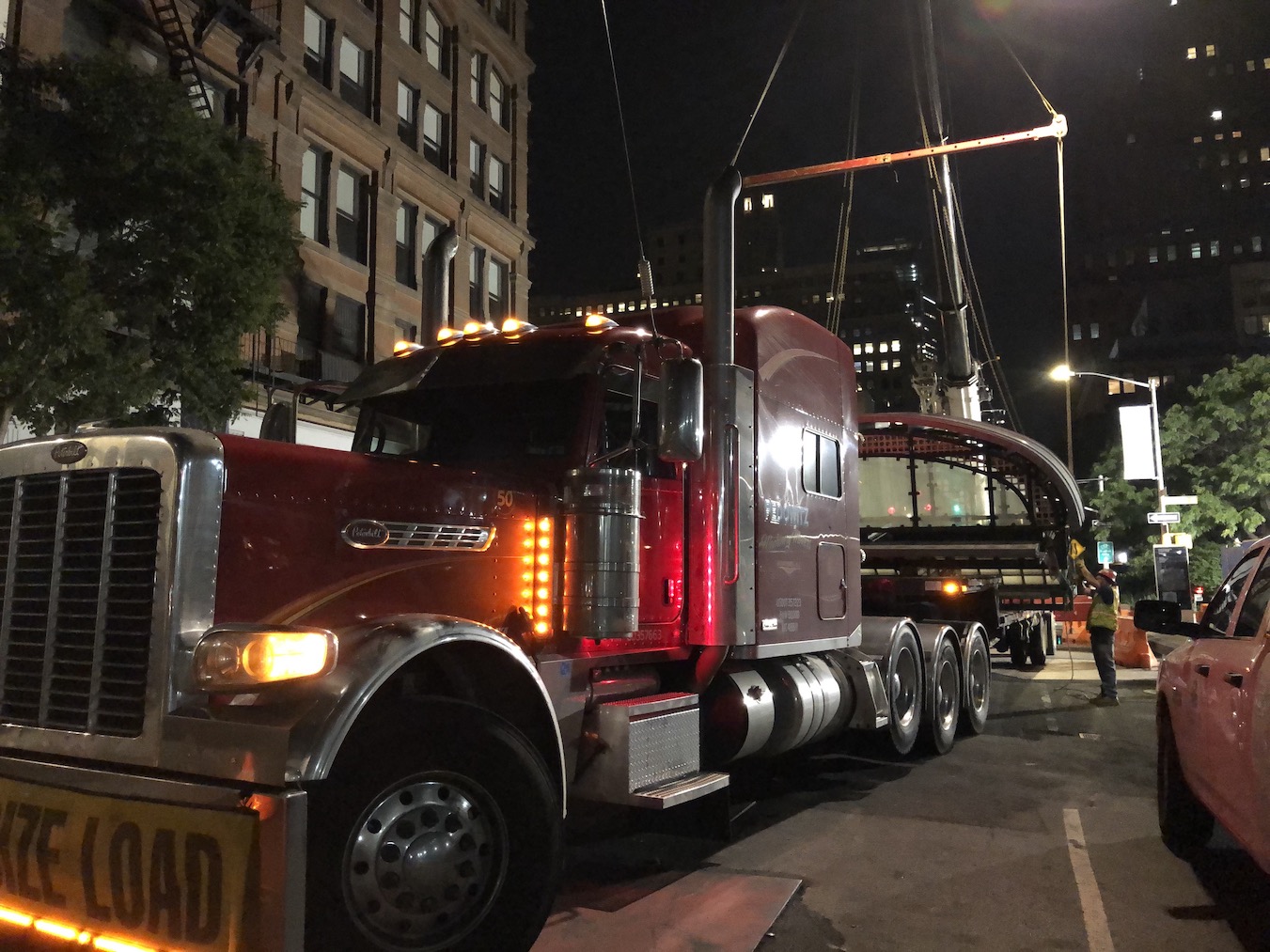 RiggingNYC or Pedowitz Machinery Movers Trucking Company NYC e