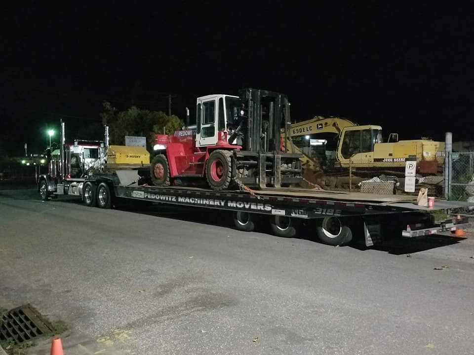 Pedowitz Machinery Movers NYC Trucking and Rigging Oyster Bay Antique Boxcar Move for Railroad Museum Oyster Bay Long Island NY Statue & Fine Art Rigging 2