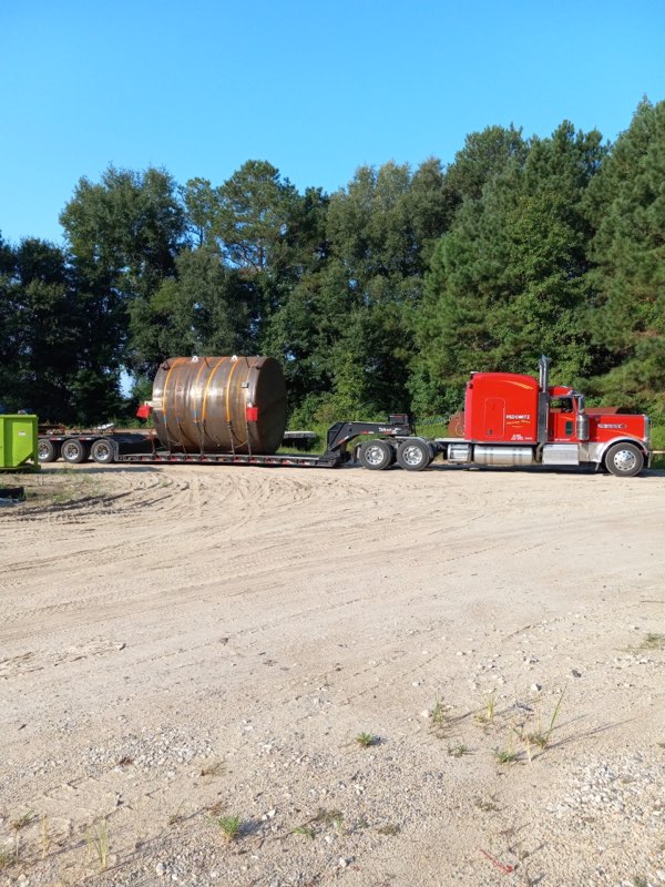 Pedowitz Machinery Movers Charlotte Rigging Company Trucking Chemical Storage Tank Hazardous Materials Transport Charlotte 1