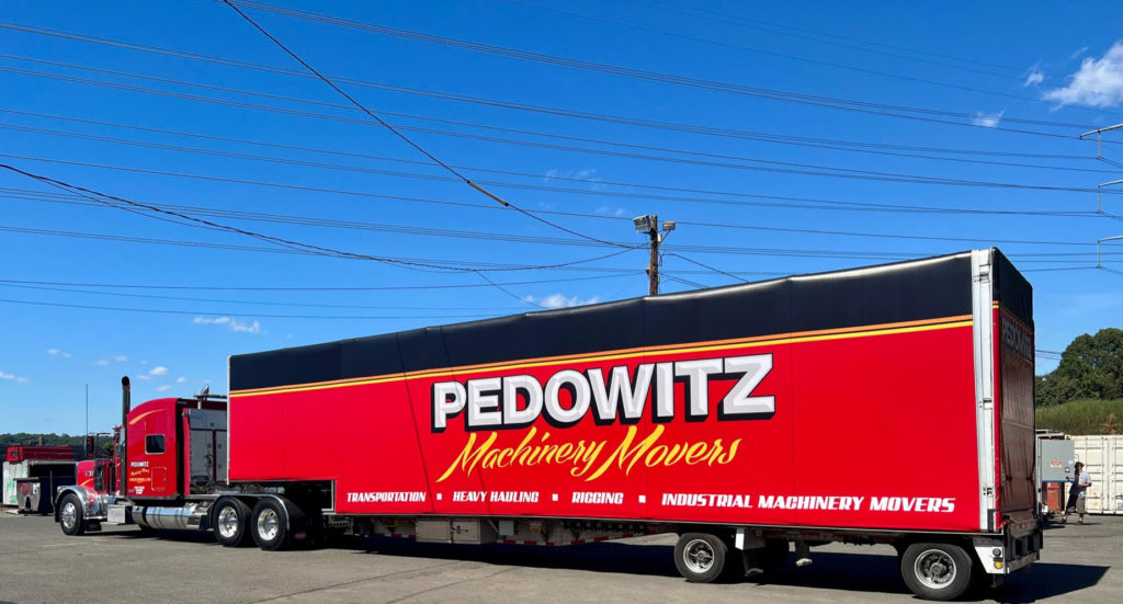Pedowitz Machinery Movers Connecticut Trucking and Rigging heavy hauling industrial equipment NYC