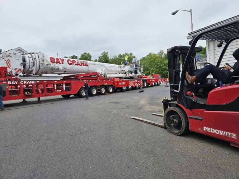 Pedowitz Machinery Movers Oversize Load and Heavy Haulers Connecticut Rigging 10
