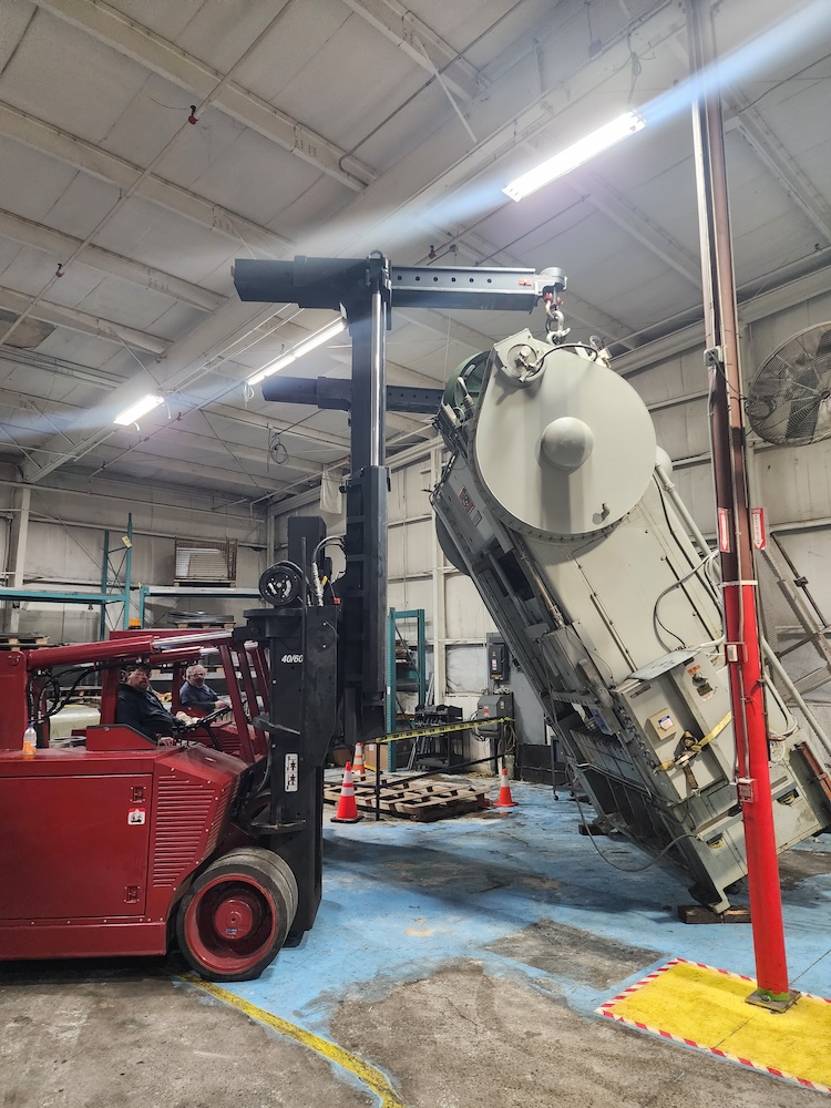 Pedowitz Machinery Movers Connecticut Heavy Haul Oversize Load Rigging 70,000 lb Rhode Island Virginia 1