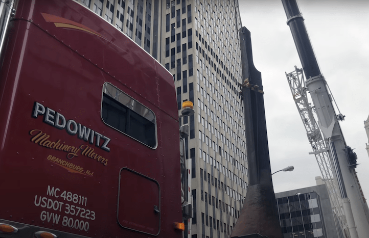 Long Island Rigging Company and Crane Services Pedowitz Machinery Movers NYC