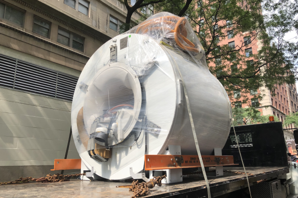 Pedowitz Machinery Movers Lab & Medical Equipment NYC Rigging MRI Machine Upper East Side Manhattan 2