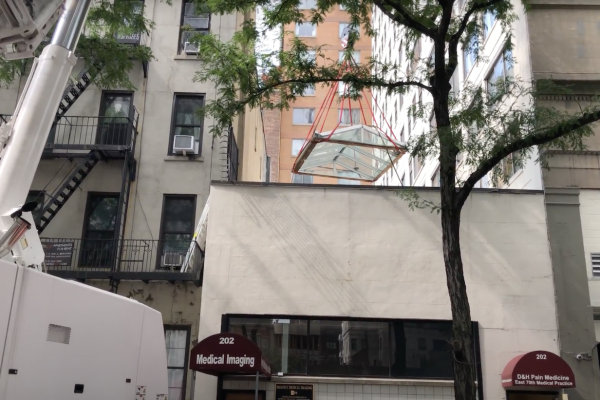 Pedowitz Machinery Movers Lab & Medical Equipment NYC Rigging MRI Machine Upper East Side Manhattan 3